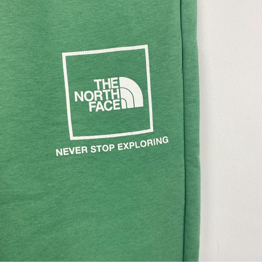 The North Face Womens Box Logo Joggers XS Green Athletic Loungewear High Waisted - Picture 5 of 10